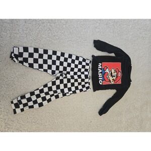 Super Mario Bros 3T Pajama Set Long Sleeve Shirt and Pants